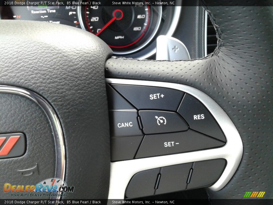 2018 Dodge Charger R/T Scat Pack B5 Blue Pearl / Black Photo #18