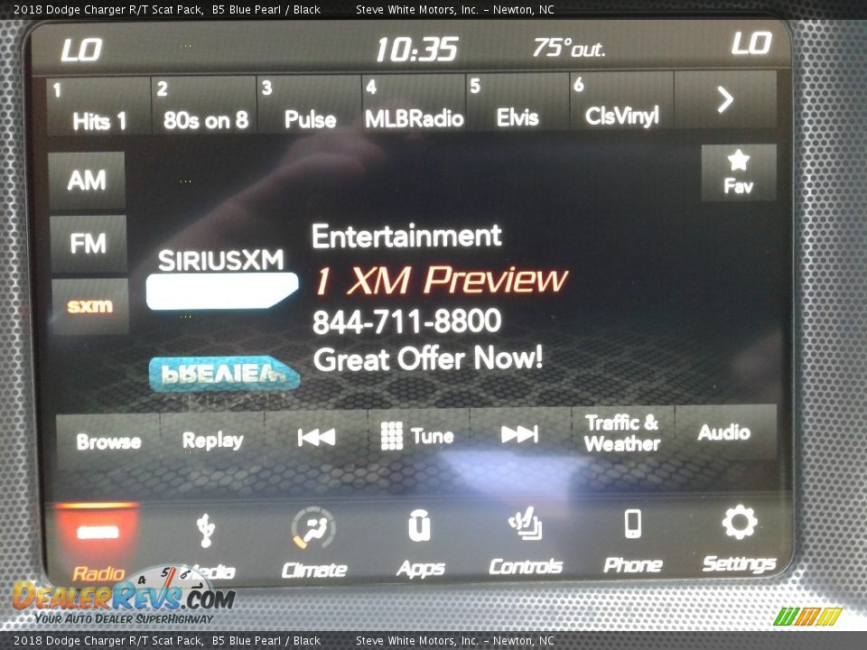 2018 Dodge Charger R/T Scat Pack B5 Blue Pearl / Black Photo #21