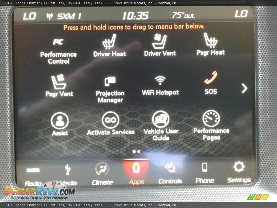 2018 Dodge Charger R/T Scat Pack B5 Blue Pearl / Black Photo #25