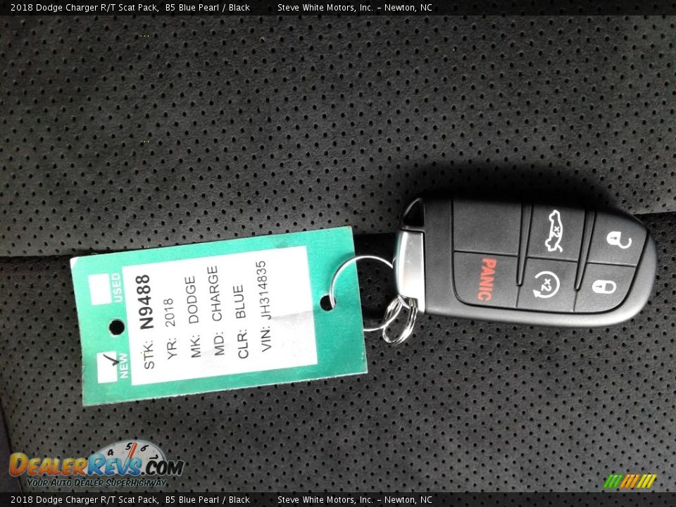 2018 Dodge Charger R/T Scat Pack B5 Blue Pearl / Black Photo #31