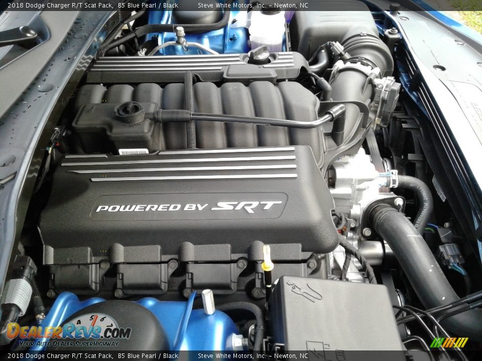 2018 Dodge Charger R/T Scat Pack B5 Blue Pearl / Black Photo #32