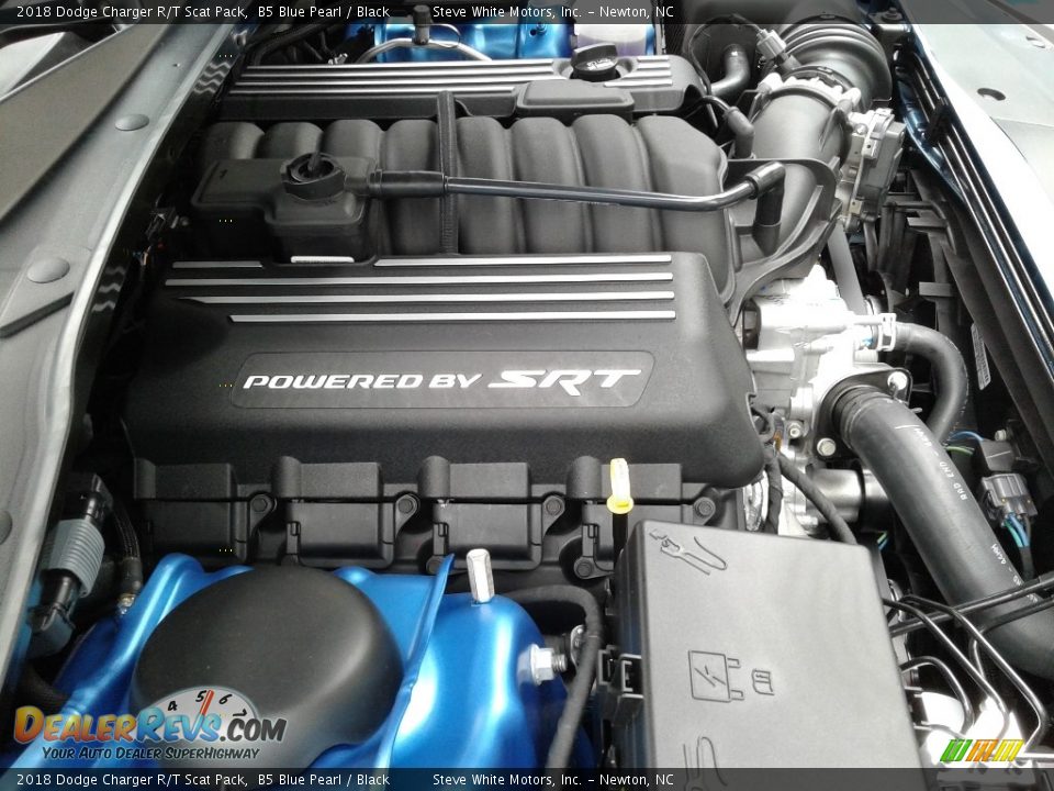 2018 Dodge Charger R/T Scat Pack B5 Blue Pearl / Black Photo #32