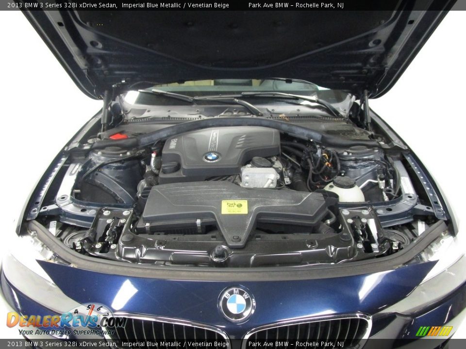 2013 BMW 3 Series 328i xDrive Sedan Imperial Blue Metallic / Venetian Beige Photo #32