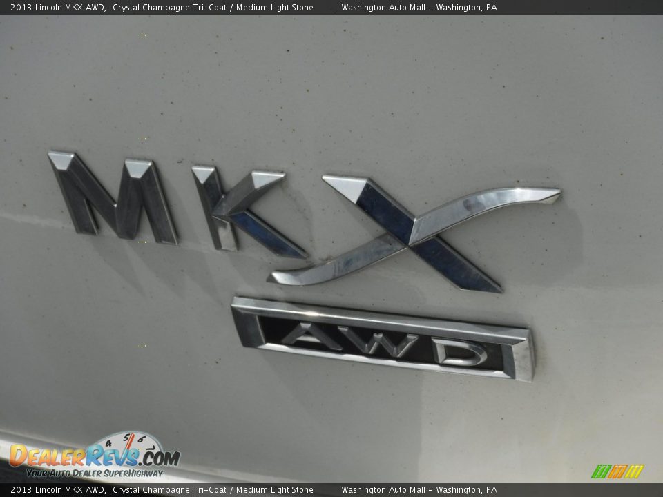 2013 Lincoln MKX AWD Crystal Champagne Tri-Coat / Medium Light Stone Photo #12