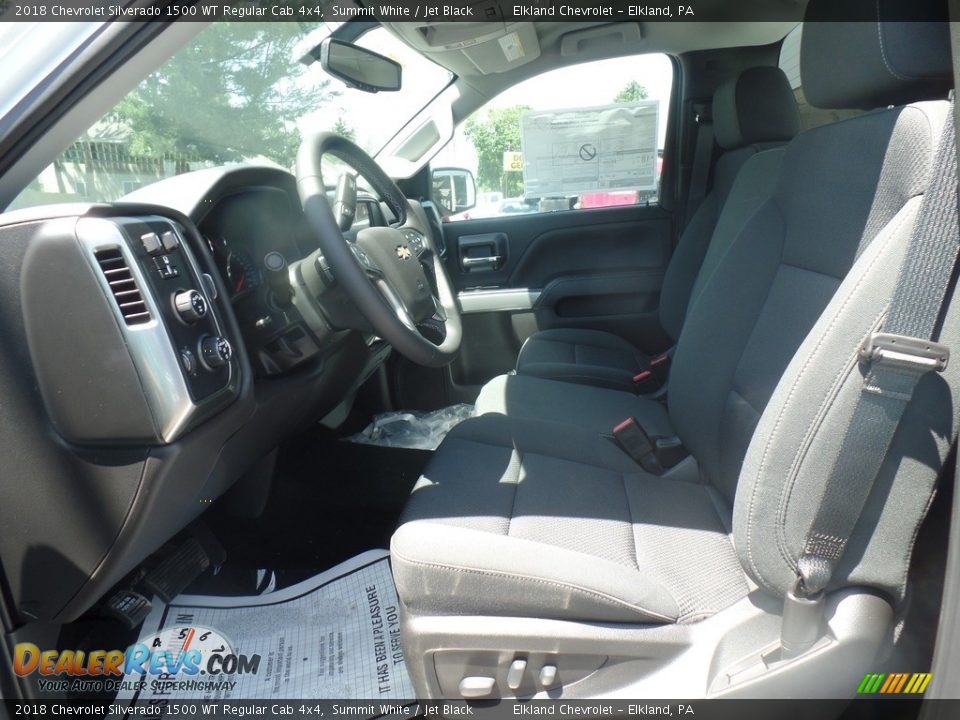 2018 Chevrolet Silverado 1500 WT Regular Cab 4x4 Summit White / Jet Black Photo #17