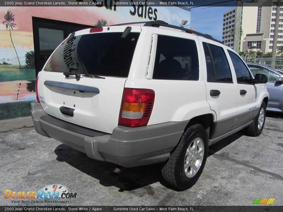2000 Jeep Grand Cherokee Laredo Stone White / Agate Photo #6