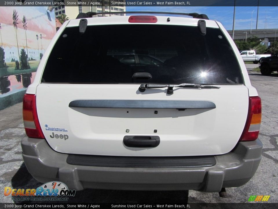 2000 Jeep Grand Cherokee Laredo Stone White / Agate Photo #7