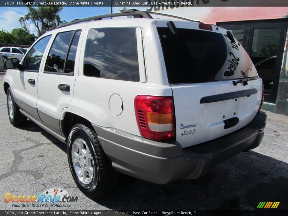 2000 Jeep Grand Cherokee Laredo Stone White / Agate Photo #8