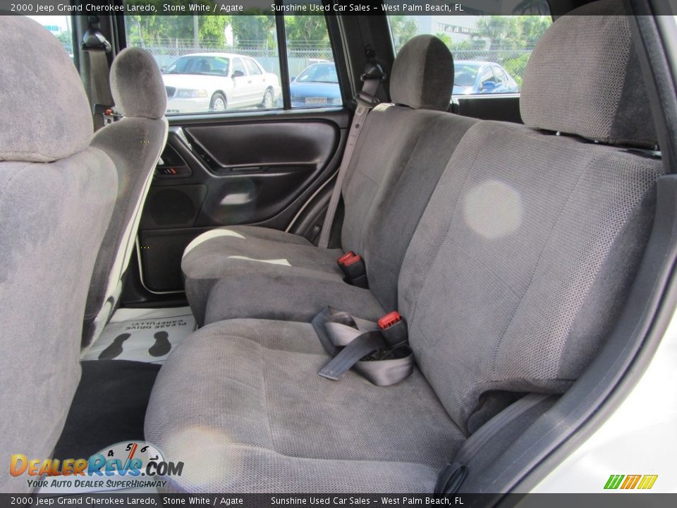 2000 Jeep Grand Cherokee Laredo Stone White / Agate Photo #13