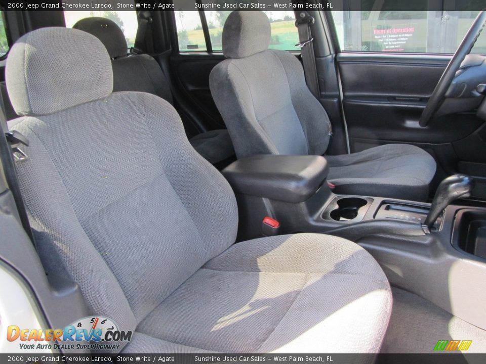 2000 Jeep Grand Cherokee Laredo Stone White / Agate Photo #18