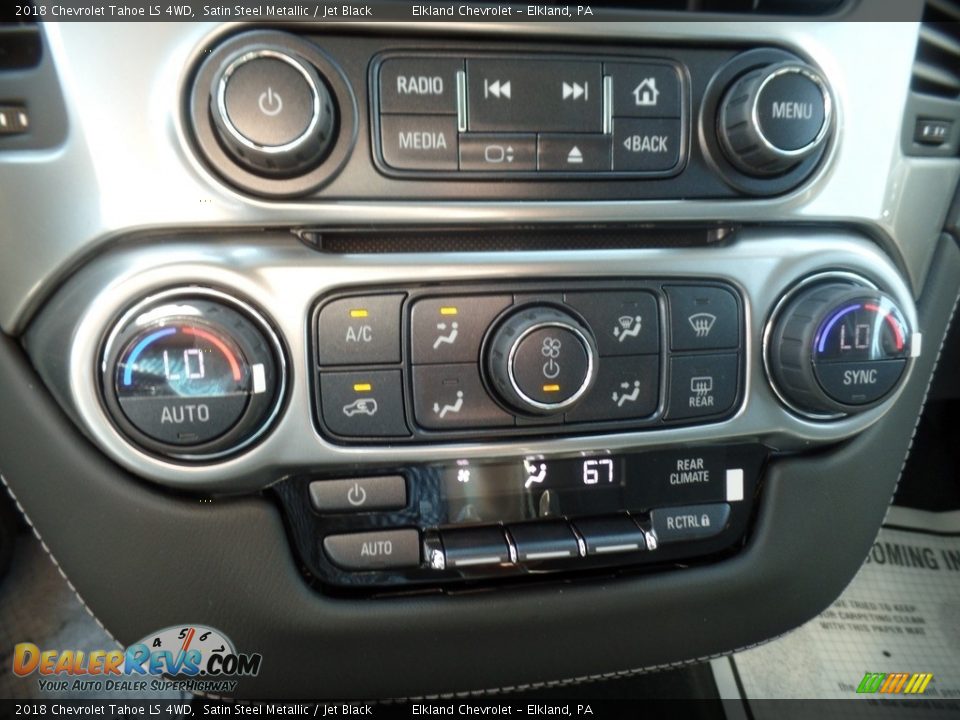 2018 Chevrolet Tahoe LS 4WD Satin Steel Metallic / Jet Black Photo #36