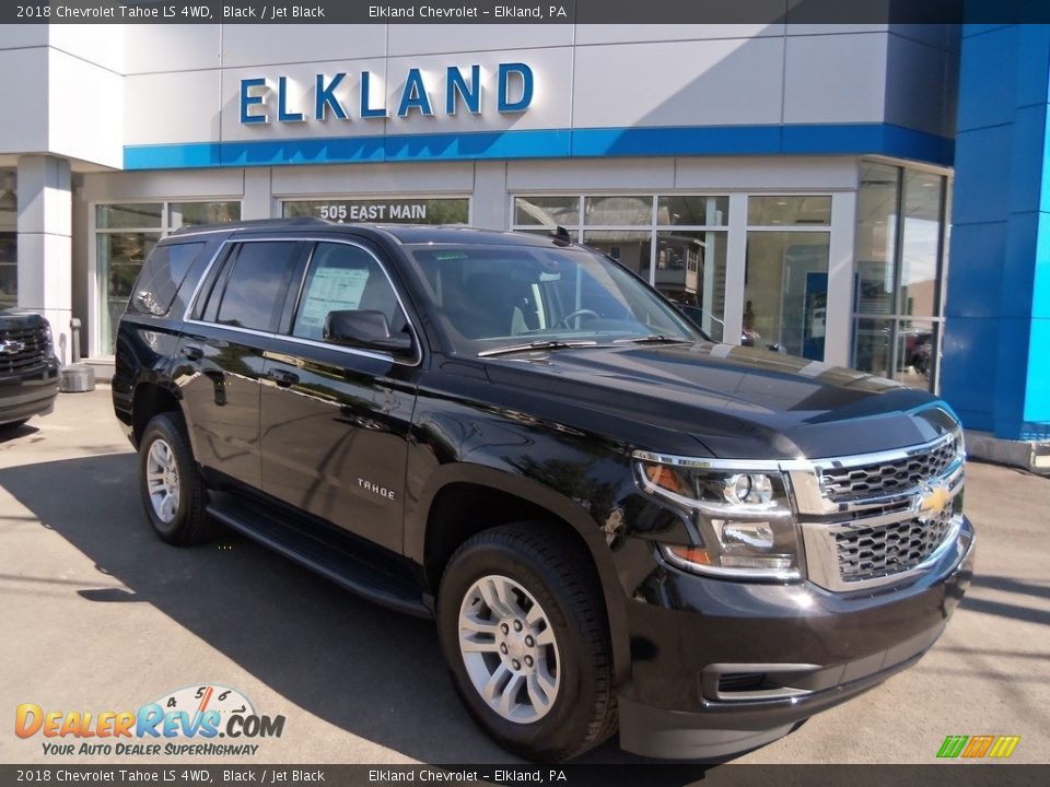2018 Chevrolet Tahoe LS 4WD Black / Jet Black Photo #1