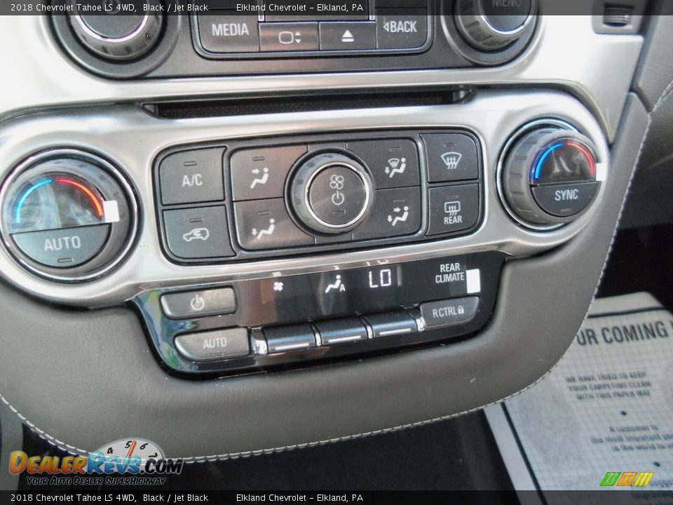 2018 Chevrolet Tahoe LS 4WD Black / Jet Black Photo #27