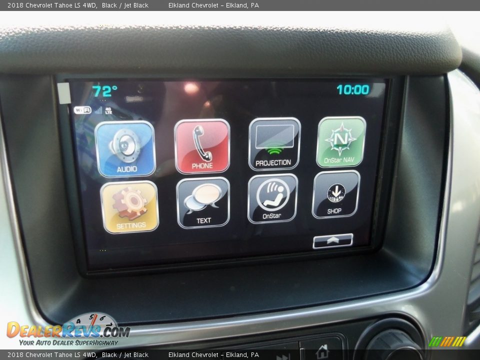 2018 Chevrolet Tahoe LS 4WD Black / Jet Black Photo #28