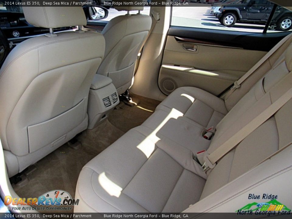 2014 Lexus ES 350 Deep Sea Mica / Parchment Photo #12