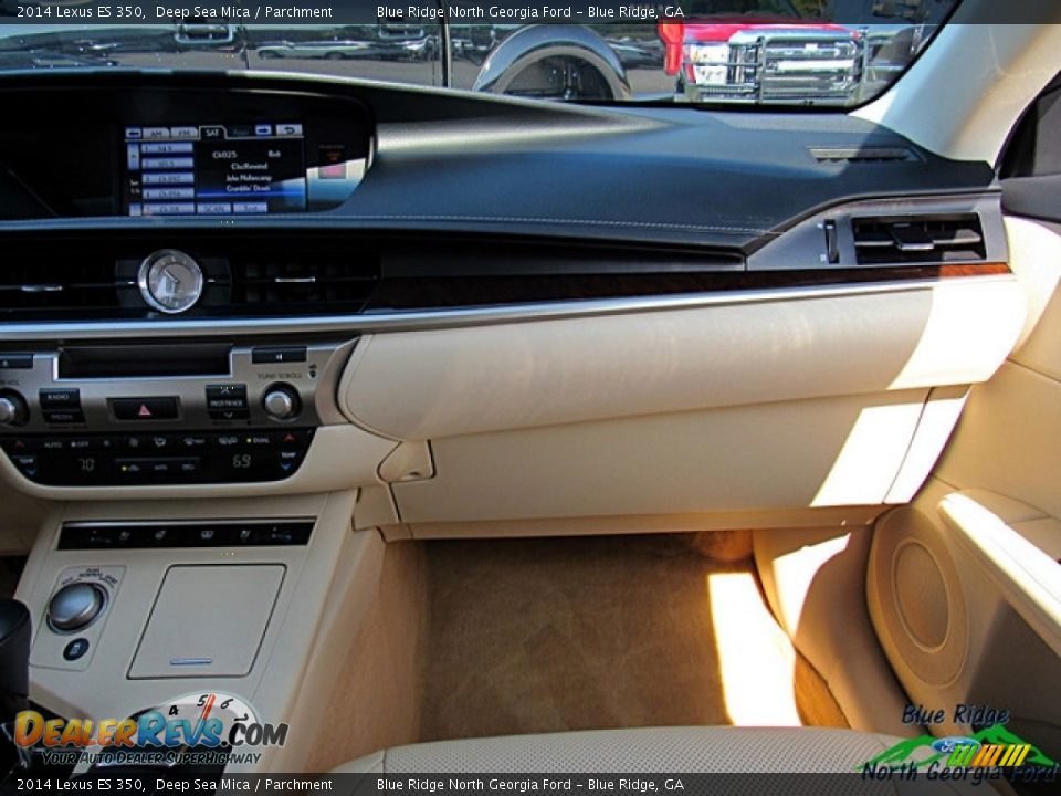 2014 Lexus ES 350 Deep Sea Mica / Parchment Photo #15