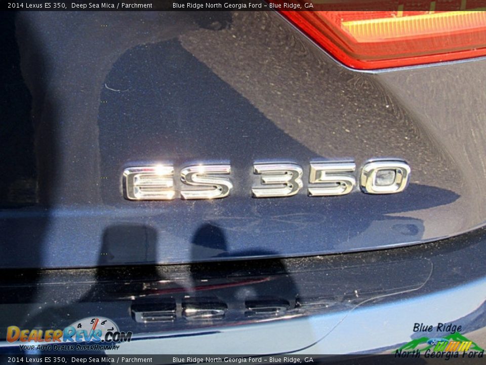 2014 Lexus ES 350 Deep Sea Mica / Parchment Photo #33