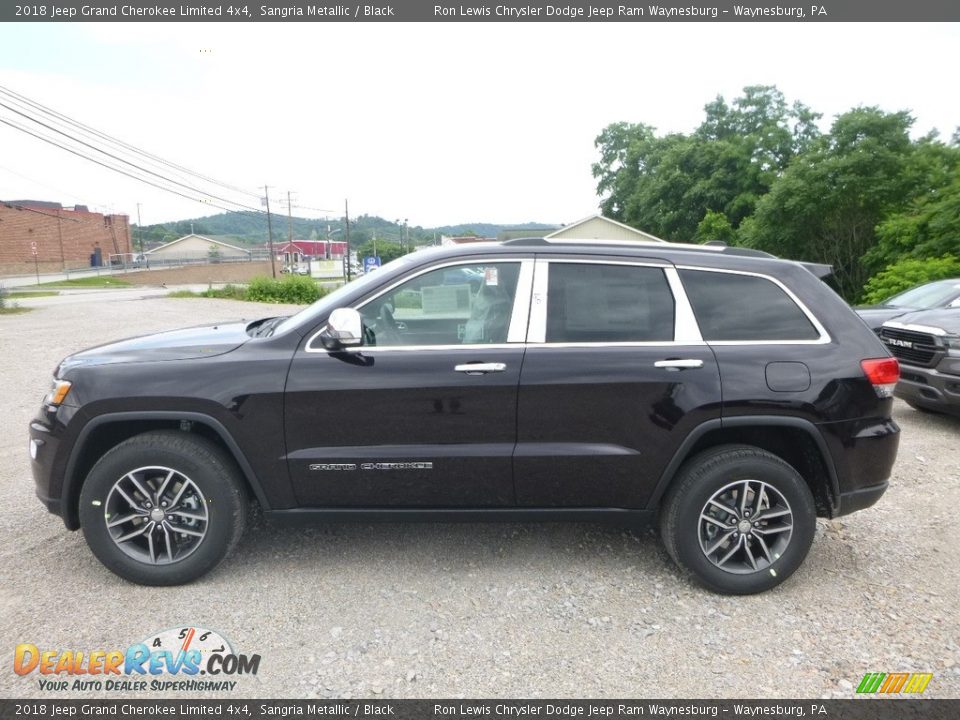 2018 Jeep Grand Cherokee Limited 4x4 Sangria Metallic / Black Photo #2