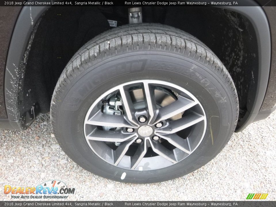 2018 Jeep Grand Cherokee Limited 4x4 Sangria Metallic / Black Photo #9