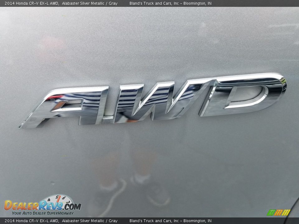 2014 Honda CR-V EX-L AWD Alabaster Silver Metallic / Gray Photo #6