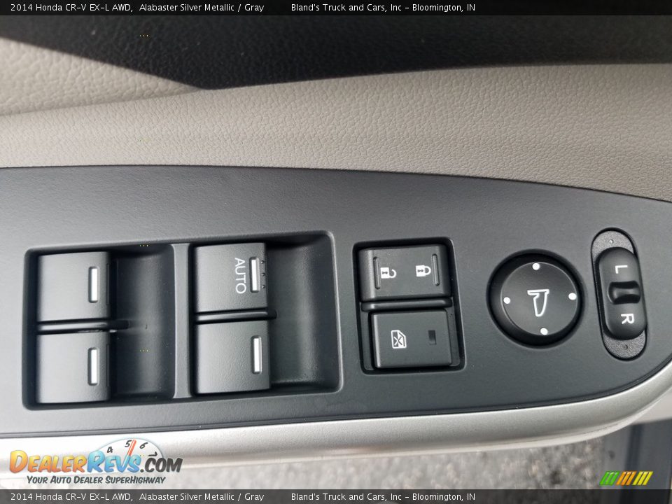 2014 Honda CR-V EX-L AWD Alabaster Silver Metallic / Gray Photo #13