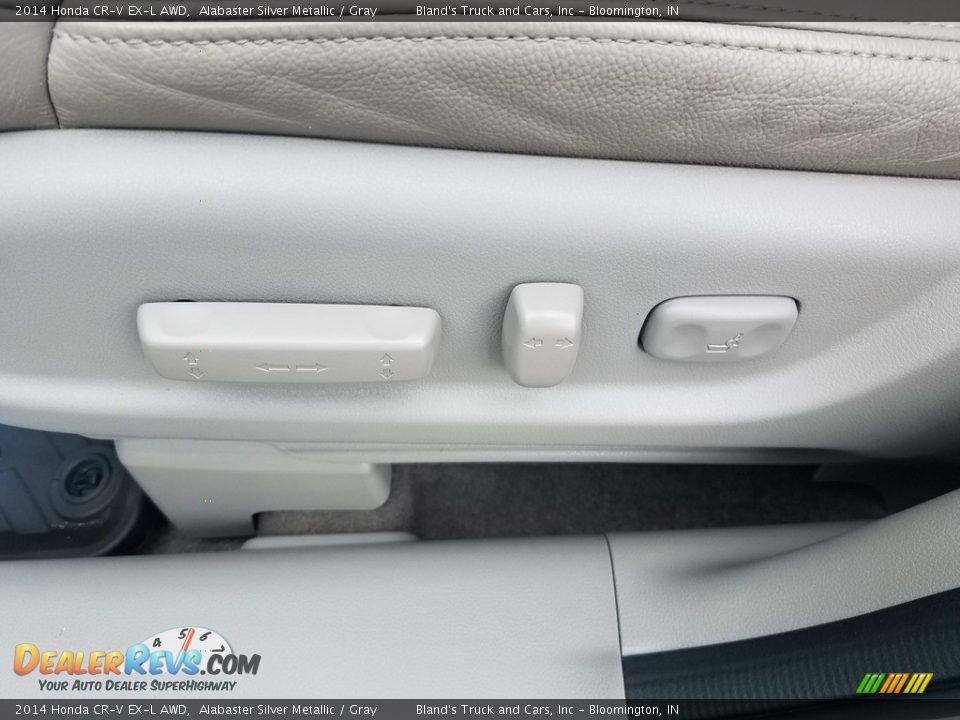 2014 Honda CR-V EX-L AWD Alabaster Silver Metallic / Gray Photo #15