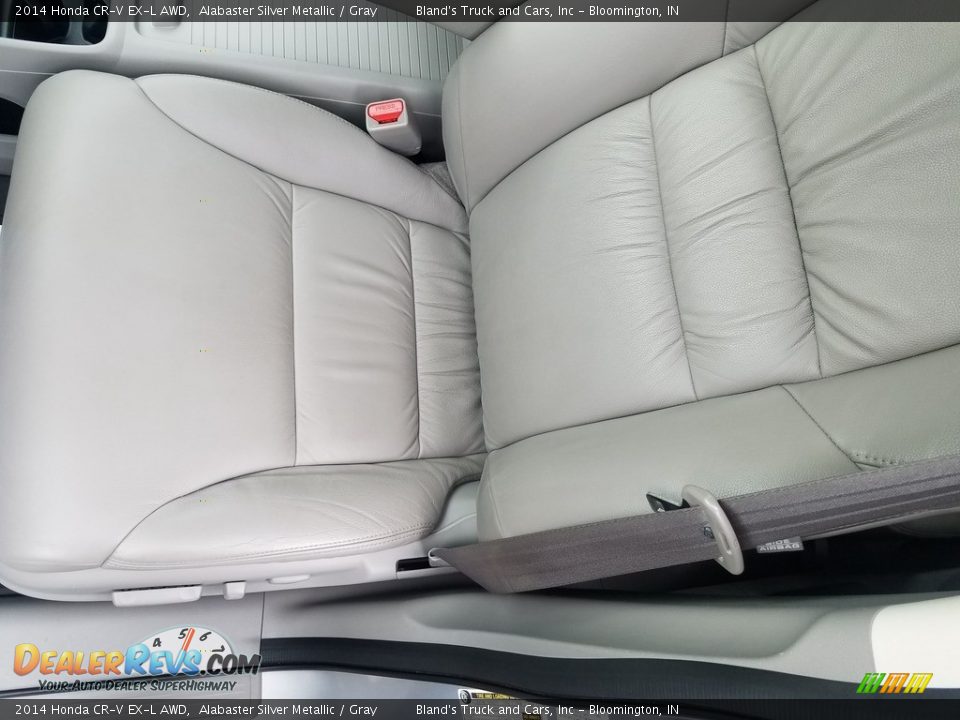 2014 Honda CR-V EX-L AWD Alabaster Silver Metallic / Gray Photo #16