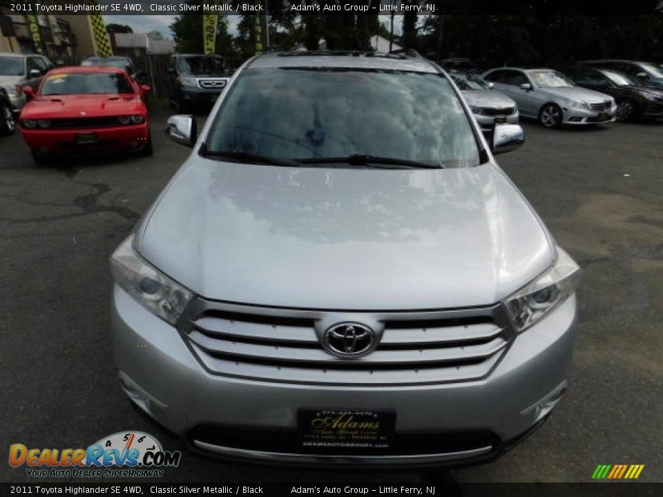 2011 Toyota Highlander SE 4WD Classic Silver Metallic / Black Photo #4