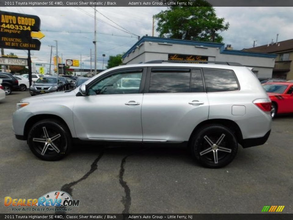 2011 Toyota Highlander SE 4WD Classic Silver Metallic / Black Photo #10