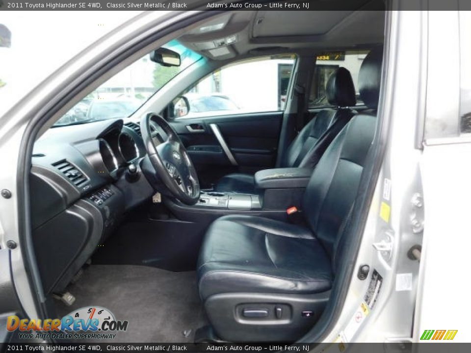 2011 Toyota Highlander SE 4WD Classic Silver Metallic / Black Photo #12