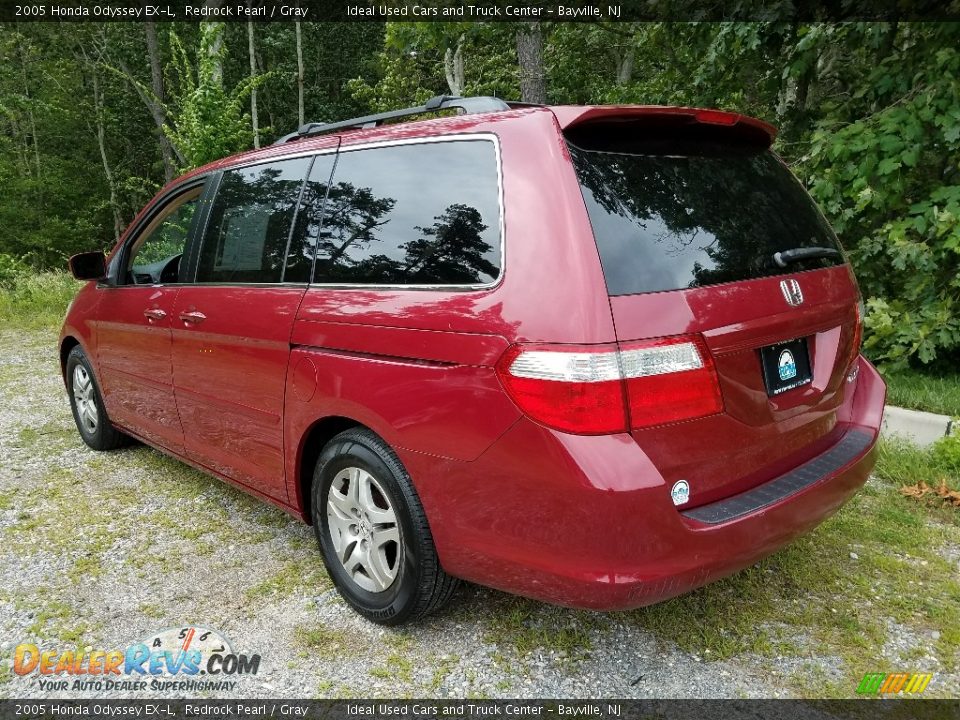 2005 Honda Odyssey EX-L Redrock Pearl / Gray Photo #6