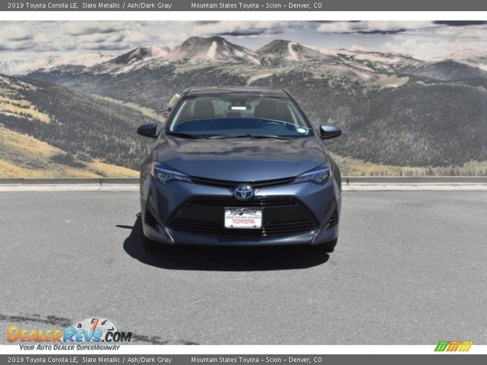 2019 Toyota Corolla LE Slate Metallic / Ash/Dark Gray Photo #2