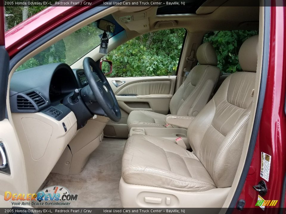 2005 Honda Odyssey EX-L Redrock Pearl / Gray Photo #13