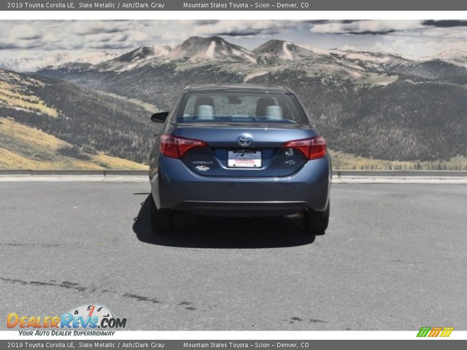 2019 Toyota Corolla LE Slate Metallic / Ash/Dark Gray Photo #4
