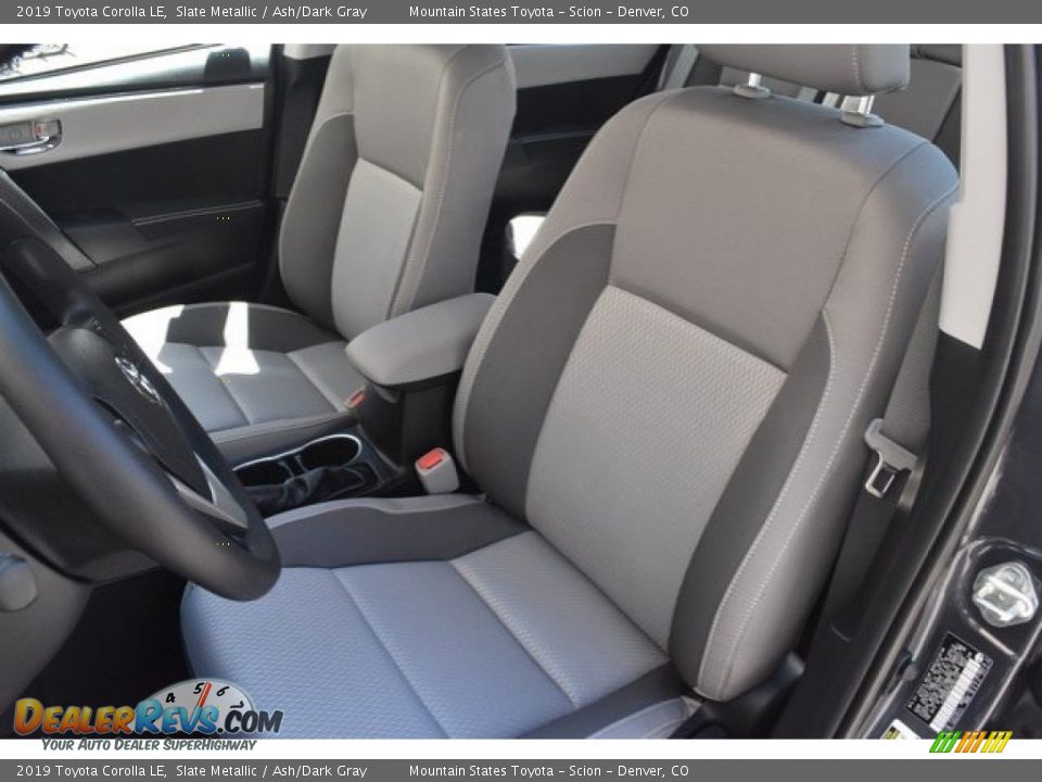 2019 Toyota Corolla LE Slate Metallic / Ash/Dark Gray Photo #7