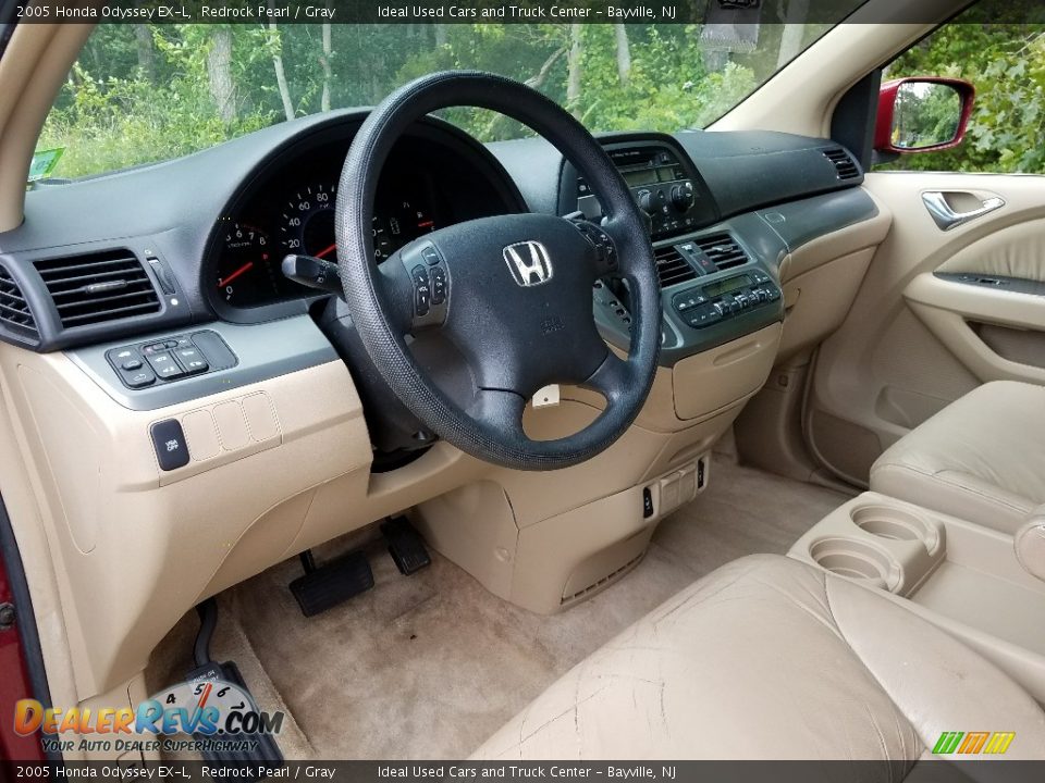 2005 Honda Odyssey EX-L Redrock Pearl / Gray Photo #16