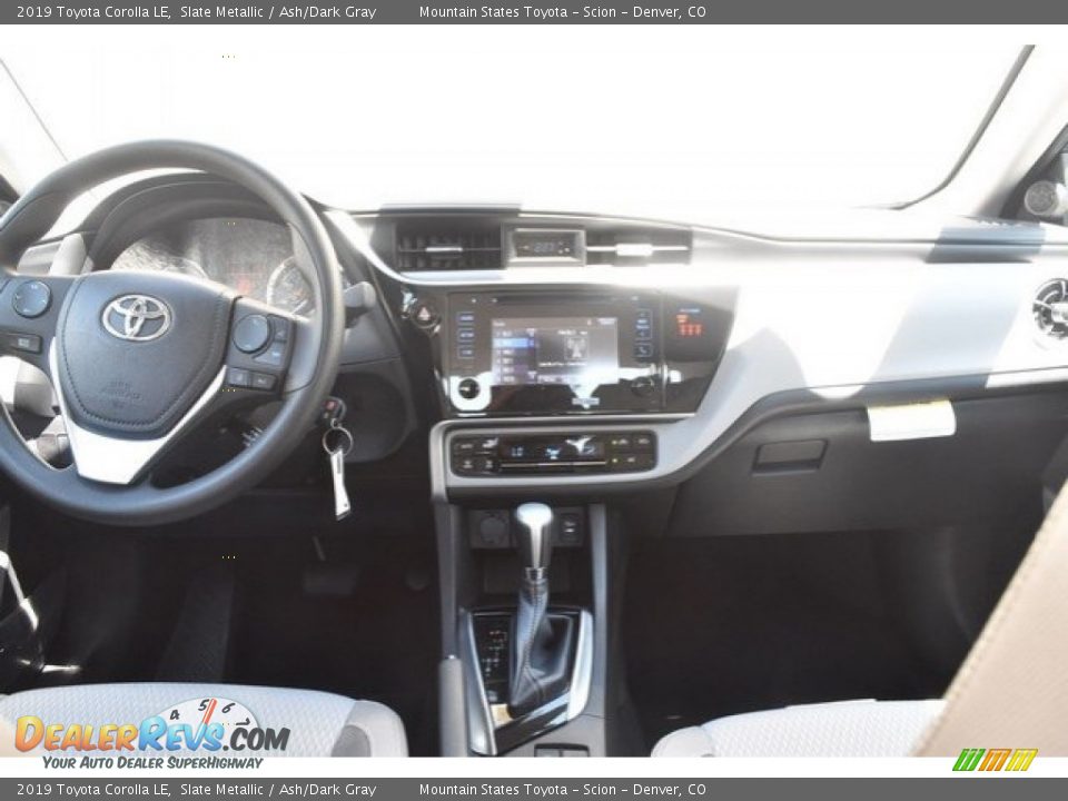 2019 Toyota Corolla LE Slate Metallic / Ash/Dark Gray Photo #8