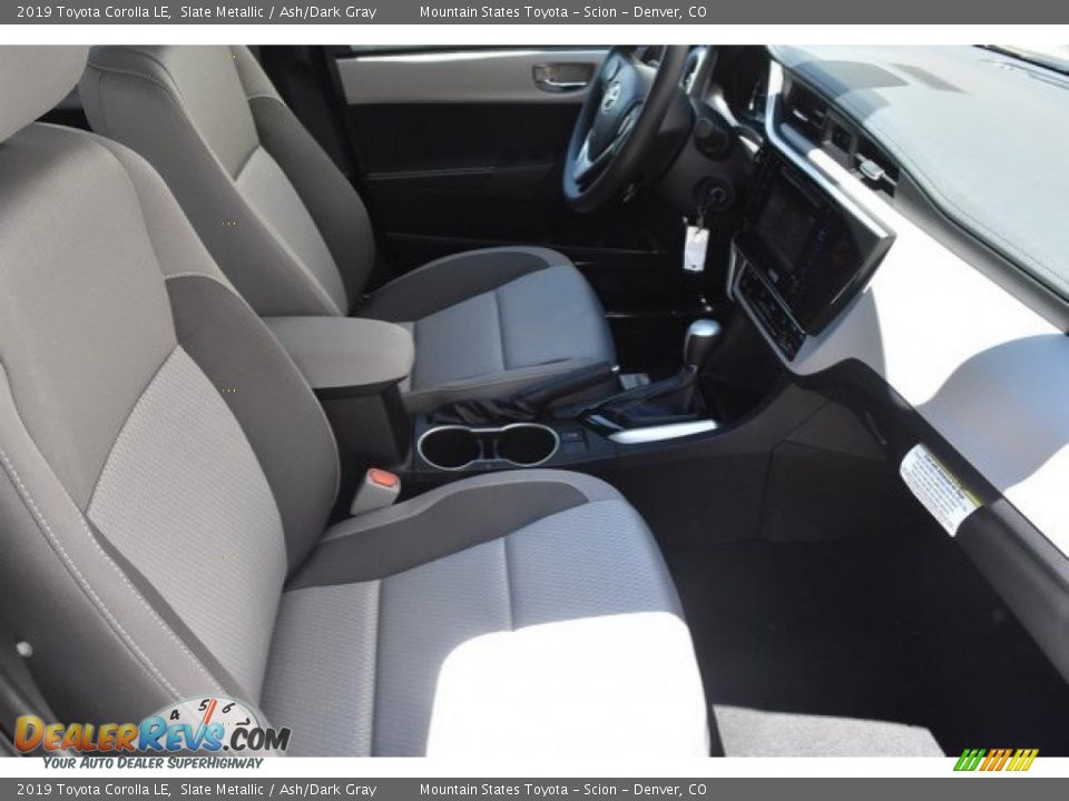 2019 Toyota Corolla LE Slate Metallic / Ash/Dark Gray Photo #11