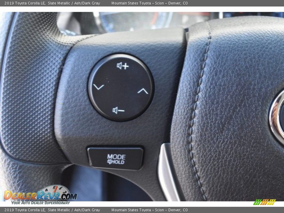 2019 Toyota Corolla LE Slate Metallic / Ash/Dark Gray Photo #25