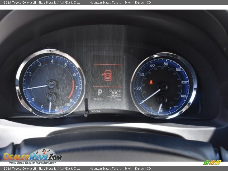 2019 Toyota Corolla LE Slate Metallic / Ash/Dark Gray Photo #27