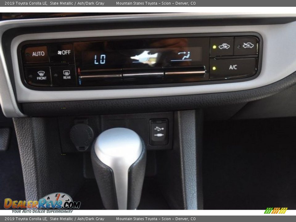 2019 Toyota Corolla LE Slate Metallic / Ash/Dark Gray Photo #28