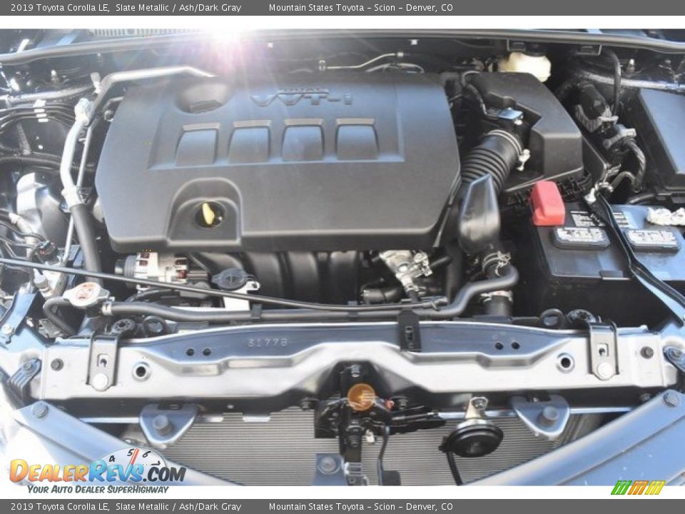 2019 Toyota Corolla LE Slate Metallic / Ash/Dark Gray Photo #31