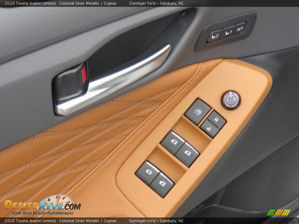 2019 Toyota Avalon Limited Celestial Silver Metallic / Cognac Photo #10
