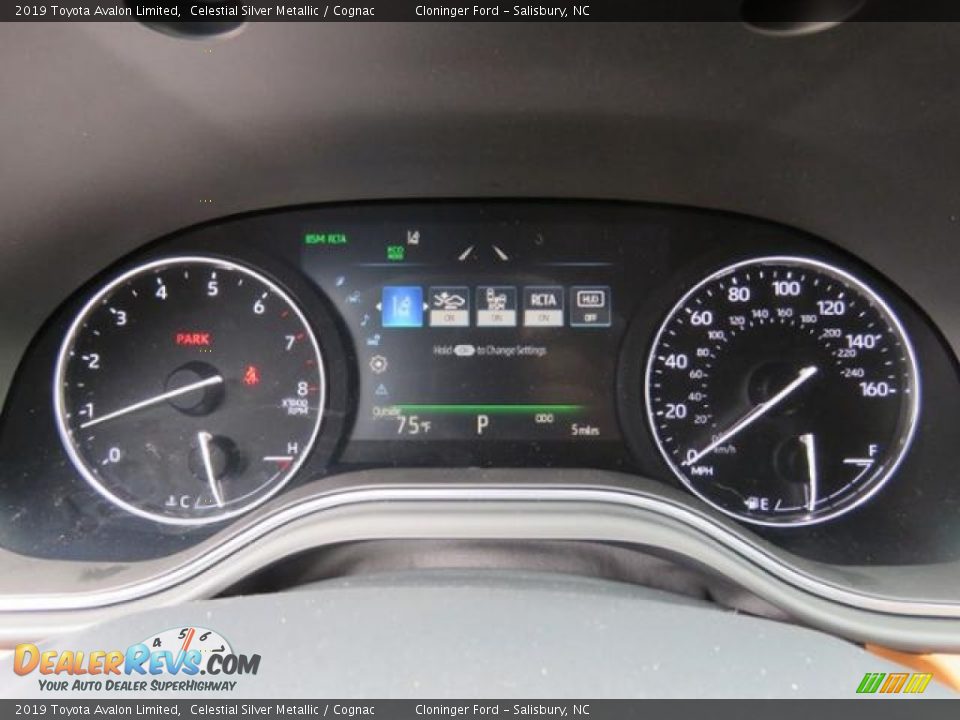 2019 Toyota Avalon Limited Celestial Silver Metallic / Cognac Photo #11