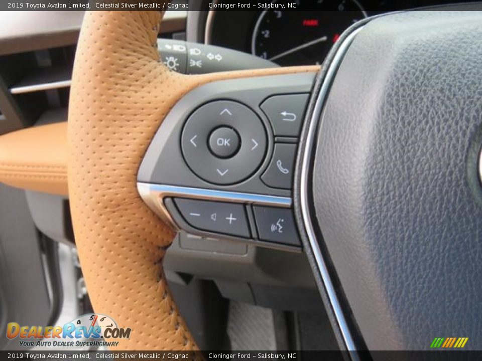 2019 Toyota Avalon Limited Celestial Silver Metallic / Cognac Photo #16