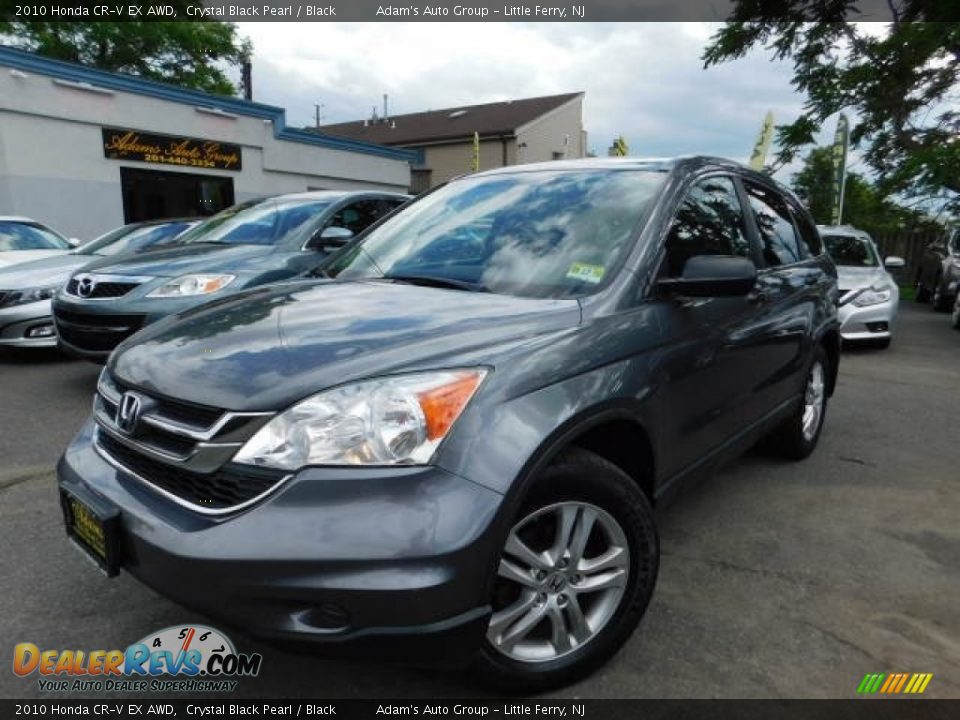 2010 Honda CR-V EX AWD Crystal Black Pearl / Black Photo #1