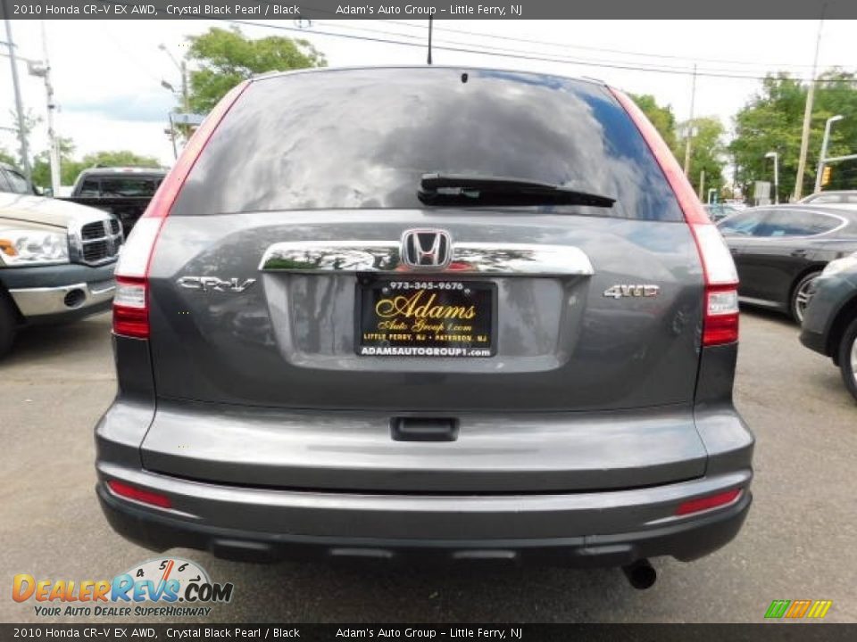 2010 Honda CR-V EX AWD Crystal Black Pearl / Black Photo #6