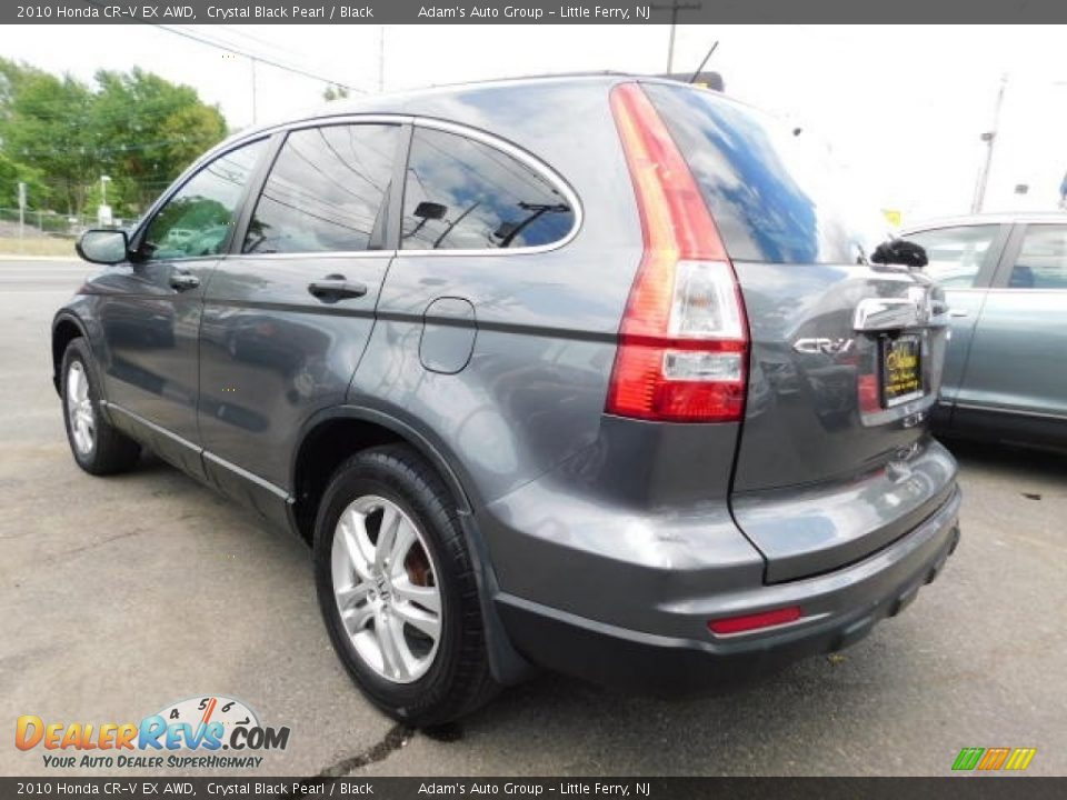 2010 Honda CR-V EX AWD Crystal Black Pearl / Black Photo #7