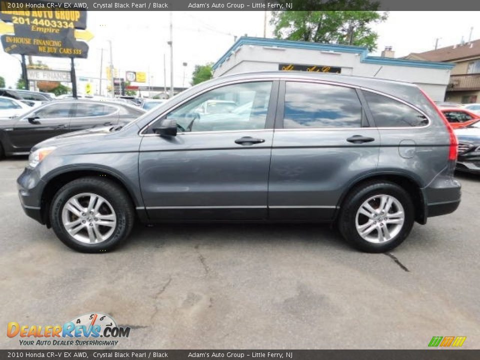 2010 Honda CR-V EX AWD Crystal Black Pearl / Black Photo #8