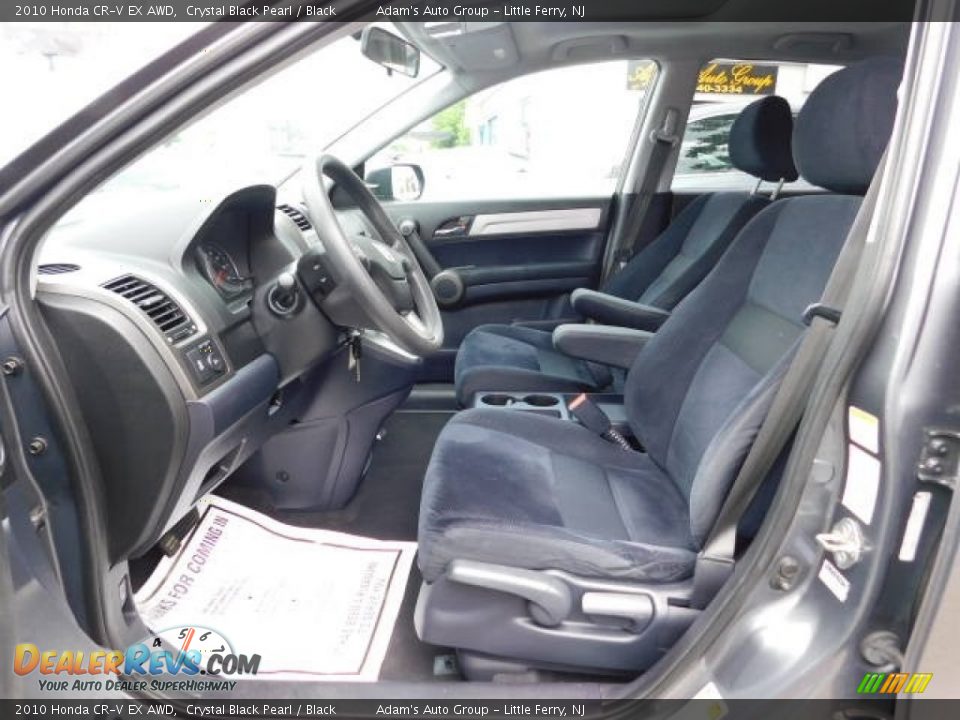 2010 Honda CR-V EX AWD Crystal Black Pearl / Black Photo #10